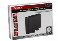 EVEREST HD3-354 3.5" SATA HARDDISK KUTUSU USB 3.0 - SİYAH